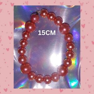 ✨FREE WITH PURCHASE✨Elegant Pink Faux Pearl Bead Stretch Bracelet